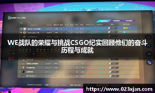 WE战队的荣耀与挑战CSGO纪实回顾他们的奋斗历程与成就