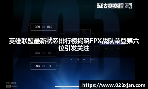 英雄联盟最新状态排行榜揭晓FPX战队荣登第六位引发关注