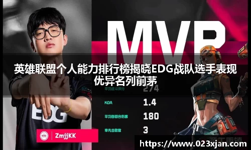 英雄联盟个人能力排行榜揭晓EDG战队选手表现优异名列前茅