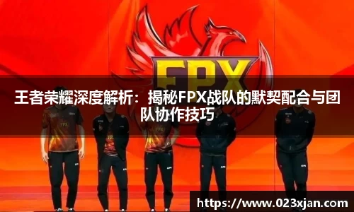 王者荣耀深度解析：揭秘FPX战队的默契配合与团队协作技巧